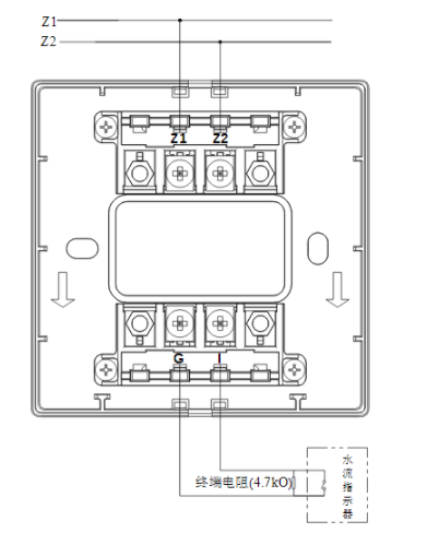 福建福建海湾消防GST-LD-8300B输入模块常开无源触点接线图