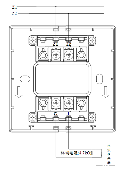 福建福建海湾消防GST-LD-8300B输入模块常开无源触点接线图